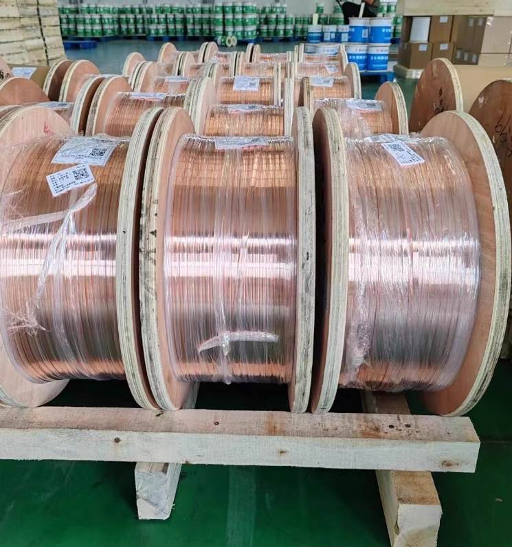 Enamelled  Flat Copper Wire